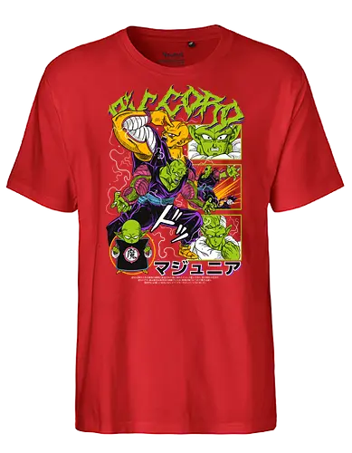 Piccoro - dragon ball z, piccolo, namekian warrior, anime character, shonen anime, manga anime, japanese anime, anime art, otaku style - Fairtrade T-Shirt