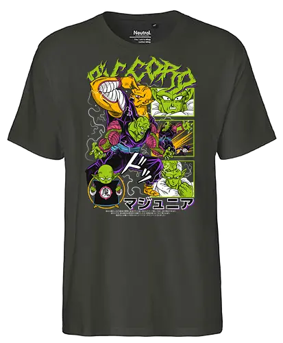 Piccoro - dragon ball z, piccolo, namekian warrior, anime character, shonen anime, manga anime, japanese anime, anime art, otaku style - Fairtrade T-Shirt