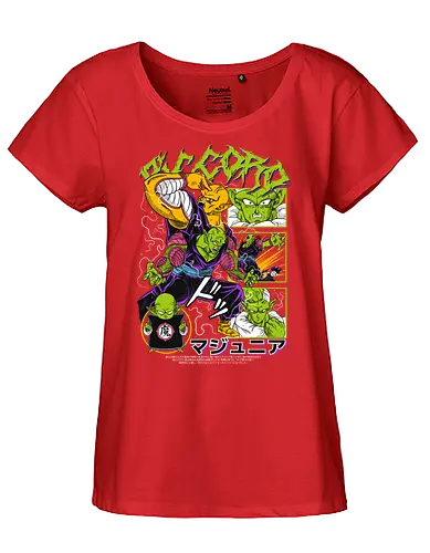Piccoro - dragon ball z, piccolo, namekian warrior, anime character, shonen anime, manga anime, japanese anime, anime art, otaku style - Fairtrade Girl Shirt