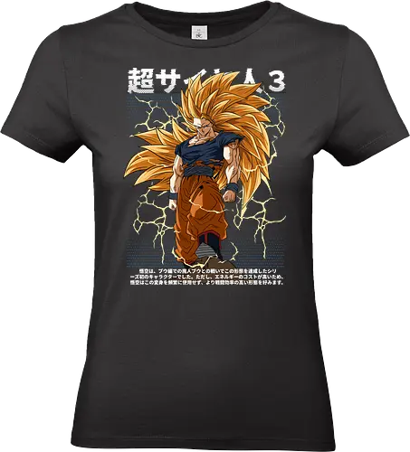 Son Goku ssj3 - dragon ball z, goku ssj3, super saiyan 3, anime character, shonen anime, manga anime, japanese anime, anime art, otaku style - Standard T-Shirt (Frauen)