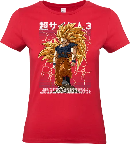 Son Goku ssj3 - dragon ball z, goku ssj3, super saiyan 3, anime character, shonen anime, manga anime, japanese anime, anime art, otaku style - Standard T-Shirt (Frauen)