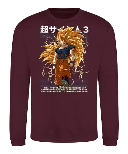 Son Goku ssj3 - dragon ball z, goku ssj3, super saiyan 3, anime character, shonen anime, manga anime, japanese anime, anime art, otaku style - Sweatshirt