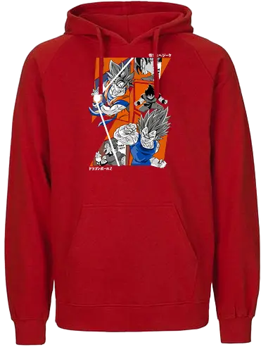 Goku vs Vegeta - dragon ball z, goku vs vegeta, anime battle, saiyan rivalry, shonen anime, manga anime, japanese anime, anime art, otaku style - Fairtrade Hoodie