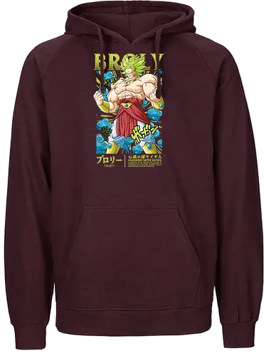 Broly Legendary Ssj - dragon ball z, broly, legendary super saiyan, broly ssj, anime villain, shonen anime, manga anime, japanese anime, anime art, otaku style - Fairtrade Hoodie