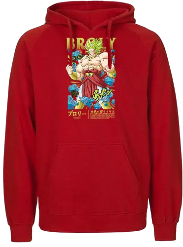 Broly Legendary Ssj - dragon ball z, broly, legendary super saiyan, broly ssj, anime villain, shonen anime, manga anime, japanese anime, anime art, otaku style - Fairtrade Hoodie