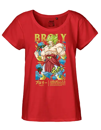 Broly Legendary Ssj - dragon ball z, broly, legendary super saiyan, broly ssj, anime villain, shonen anime, manga anime, japanese anime, anime art, otaku style - Fairtrade Girl Shirt