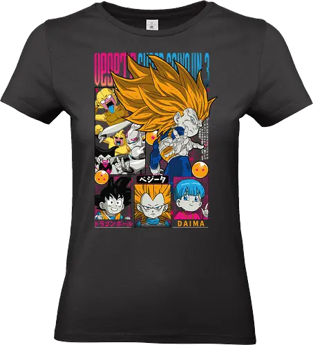 Vegeta Ssj3 Daima - dragon ball daima, vegeta ssj3, vegeta super saiyan 3, super saiyan 3, anime character, saiyan warrior, shonen anime, manga anime, japanese anime, anime art - Standard T-Shirt (Frauen)