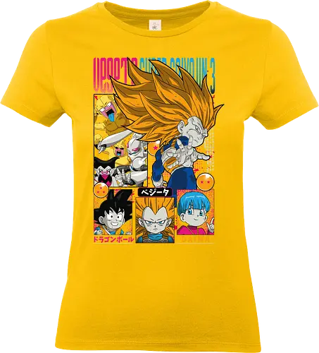 Vegeta Ssj3 Daima - dragon ball daima, vegeta ssj3, vegeta super saiyan 3, super saiyan 3, anime character, saiyan warrior, shonen anime, manga anime, japanese anime, anime art - Standard T-Shirt (Frauen)