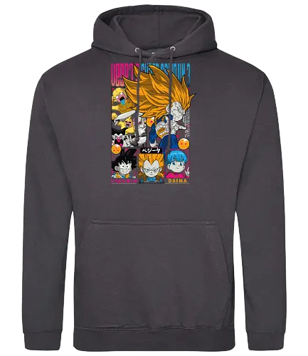 Vegeta Ssj3 Daima - dragon ball daima, vegeta ssj3, vegeta super saiyan 3, super saiyan 3, anime character, saiyan warrior, shonen anime, manga anime, japanese anime, anime art - Standard Hoodie