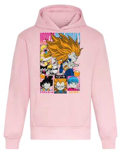 Vegeta Ssj3 Daima - dragon ball daima, vegeta ssj3, vegeta super saiyan 3, super saiyan 3, anime character, saiyan warrior, shonen anime, manga anime, japanese anime, anime art - Heavyweight Hoodie