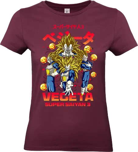 Vegeta Ssj3 - dragon ball z, vegeta ssj3, vegeta super saiyan 3, super saiyan 3, anime character, saiyan warrior, shonen anime, manga anime, japanese anime, anime art - Standard T-Shirt (Frauen)