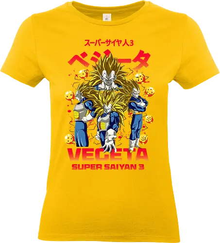 Vegeta Ssj3 - dragon ball z, vegeta ssj3, vegeta super saiyan 3, super saiyan 3, anime character, saiyan warrior, shonen anime, manga anime, japanese anime, anime art - Standard T-Shirt (Frauen)