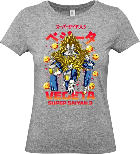 Vegeta Ssj3 - dragon ball z, vegeta ssj3, vegeta super saiyan 3, super saiyan 3, anime character, saiyan warrior, shonen anime, manga anime, japanese anime, anime art - Standard T-Shirt (Frauen)