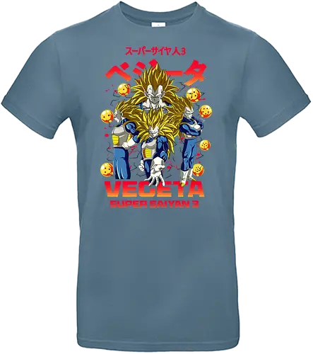 Vegeta Ssj3 - dragon ball z, vegeta ssj3, vegeta super saiyan 3, super saiyan 3, anime character, saiyan warrior, shonen anime, manga anime, japanese anime, anime art - Standard T-Shirt
