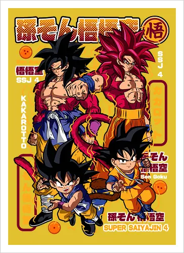 Son Goku Super Saiyajin 4