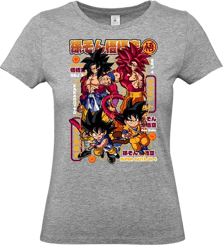 Son Goku Super Saiyajin 4 - dragon ball daima, goku ssj4, super saiyan 4, daima goku, anime character, saiyan warrior, shonen anime, manga anime, japanese anime, anime art - Standard T-Shirt (Frauen)