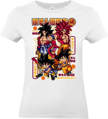 Son Goku Super Saiyajin 4 - dragon ball daima, goku ssj4, super saiyan 4, daima goku, anime character, saiyan warrior, shonen anime, manga anime, japanese anime, anime art - Standard T-Shirt (Frauen)