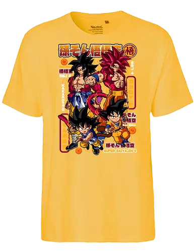 Son Goku Super Saiyajin 4 - dragon ball daima, goku ssj4, super saiyan 4, daima goku, anime character, saiyan warrior, shonen anime, manga anime, japanese anime, anime art - Fairtrade T-Shirt