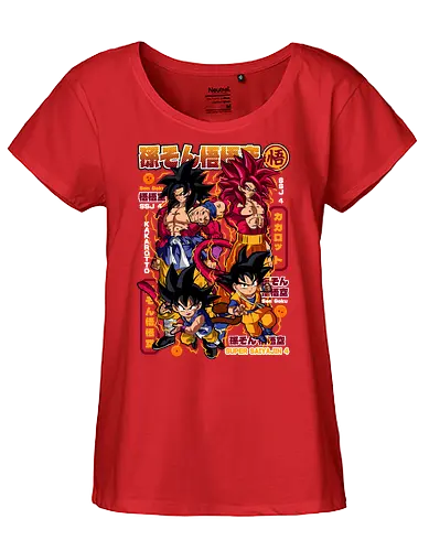 Son Goku Super Saiyajin 4 - dragon ball daima, goku ssj4, super saiyan 4, daima goku, anime character, saiyan warrior, shonen anime, manga anime, japanese anime, anime art - Fairtrade Girl Shirt