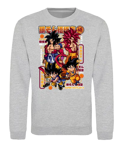 Son Goku Super Saiyajin 4 - dragon ball daima, goku ssj4, super saiyan 4, daima goku, anime character, saiyan warrior, shonen anime, manga anime, japanese anime, anime art - Sweatshirt