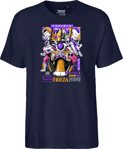 Frieza - dragon ball z, frieza, galactic emperor, anime villain, shonen anime, manga anime, japanese anime, anime art, otaku style - Fairtrade T-Shirt