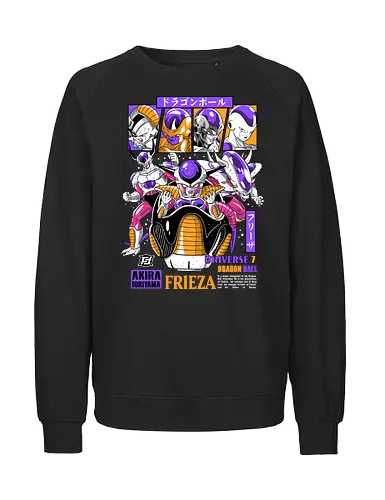 Frieza - dragon ball z, frieza, galactic emperor, anime villain, shonen anime, manga anime, japanese anime, anime art, otaku style - Fairtrade Sweatshirt