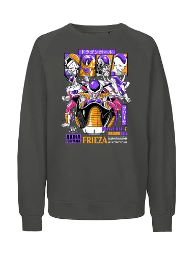 Frieza - dragon ball z, frieza, galactic emperor, anime villain, shonen anime, manga anime, japanese anime, anime art, otaku style - Fairtrade Sweatshirt