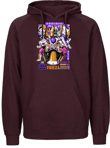 Frieza - dragon ball z, frieza, galactic emperor, anime villain, shonen anime, manga anime, japanese anime, anime art, otaku style - Fairtrade Hoodie