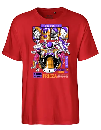 Frieza - dragon ball z, frieza, galactic emperor, anime villain, shonen anime, manga anime, japanese anime, anime art, otaku style - Fairtrade T-Shirt