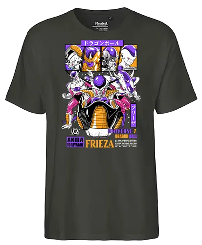 Frieza - dragon ball z, frieza, galactic emperor, anime villain, shonen anime, manga anime, japanese anime, anime art, otaku style - Fairtrade T-Shirt