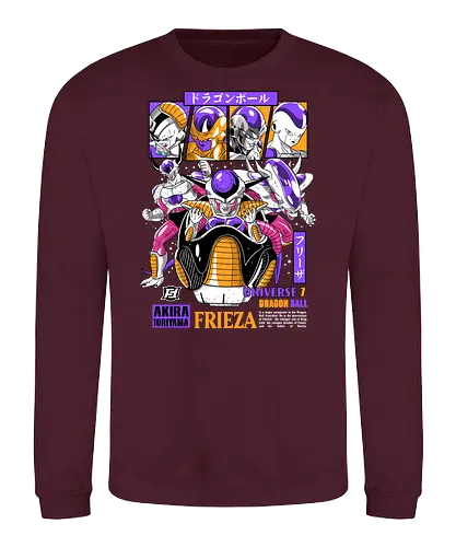 Frieza - dragon ball z, frieza, galactic emperor, anime villain, shonen anime, manga anime, japanese anime, anime art, otaku style - Sweatshirt