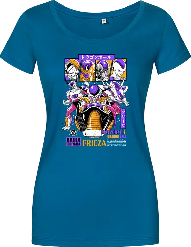Frieza - dragon ball z, frieza, galactic emperor, anime villain, shonen anime, manga anime, japanese anime, anime art, otaku style - Damen T-Shirt