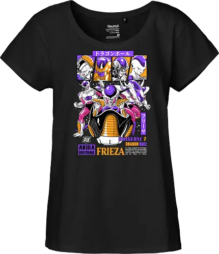 Frieza - dragon ball z, frieza, galactic emperor, anime villain, shonen anime, manga anime, japanese anime, anime art, otaku style - Fairtrade Girl Shirt