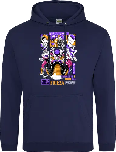Frieza - dragon ball z, frieza, galactic emperor, anime villain, shonen anime, manga anime, japanese anime, anime art, otaku style - Standard Hoodie