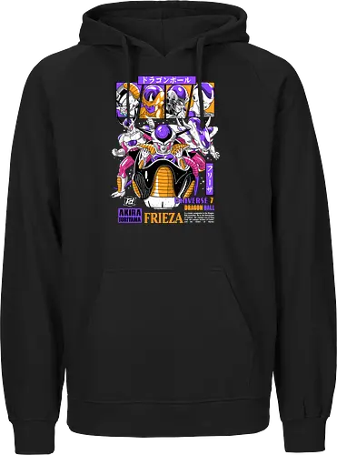 Frieza - dragon ball z, frieza, galactic emperor, anime villain, shonen anime, manga anime, japanese anime, anime art, otaku style - Fairtrade Hoodie