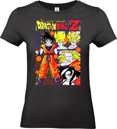 Goku Dragon Z - dragon ball z, goku, son goku, anime hero, saiyan warrior, shonen anime, manga anime, japanese anime, anime art - Standard T-Shirt (Frauen)