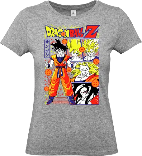 Goku Dragon Z - dragon ball z, goku, son goku, anime hero, saiyan warrior, shonen anime, manga anime, japanese anime, anime art - Standard T-Shirt (Frauen)