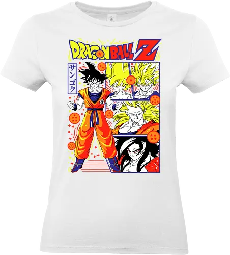 Goku Dragon Z - dragon ball z, goku, son goku, anime hero, saiyan warrior, shonen anime, manga anime, japanese anime, anime art - Standard T-Shirt (Frauen)