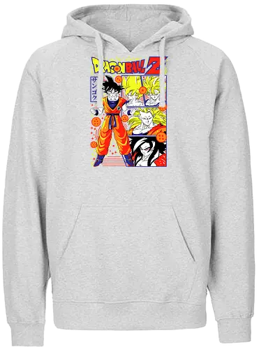 Goku Dragon Z - dragon ball z, goku, son goku, anime hero, saiyan warrior, shonen anime, manga anime, japanese anime, anime art - Fairtrade Hoodie