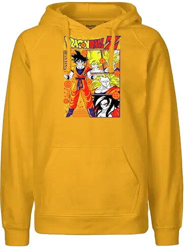 Goku Dragon Z - dragon ball z, goku, son goku, anime hero, saiyan warrior, shonen anime, manga anime, japanese anime, anime art - Fairtrade Hoodie