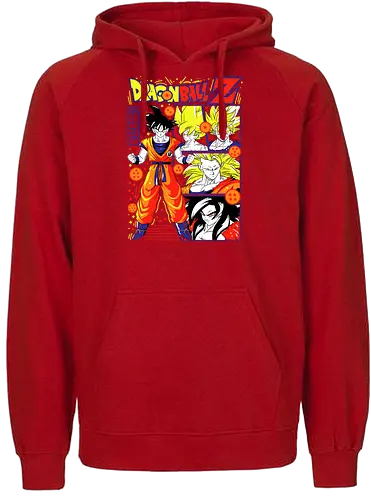 Goku Dragon Z - dragon ball z, goku, son goku, anime hero, saiyan warrior, shonen anime, manga anime, japanese anime, anime art - Fairtrade Hoodie