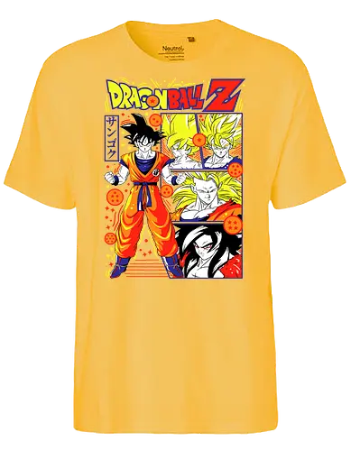 Goku Dragon Z - dragon ball z, goku, son goku, anime hero, saiyan warrior, shonen anime, manga anime, japanese anime, anime art - Fairtrade T-Shirt