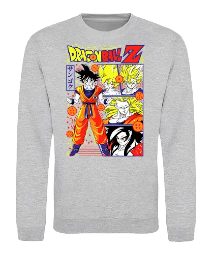 Goku Dragon Z - dragon ball z, goku, son goku, anime hero, saiyan warrior, shonen anime, manga anime, japanese anime, anime art - Sweatshirt