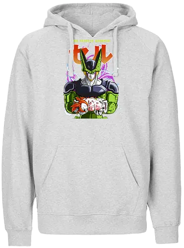 Cell Perfect - dragon ball z, perfect cell, cell saga, bio android, anime villain, shonen anime, manga anime, japanese anime, anime art - Fairtrade Hoodie