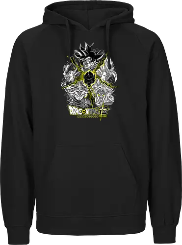 Super Saiyans - super saiyans, dragon ball z, goku super saiyan, gohan super saiyan, vegeta super saiyan, trunks super saiyan, broly super saiyan, saiyan warriors, shonen anime, anime art - Fairtrade Hoodie