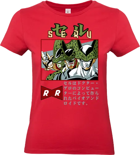 Cell Transformations - dragon ball z, cell transformations, imperfect cell, semi perfect cell, perfect cell, cell saga, anime villain, shonen anime, manga anime, anime art - Standard T-Shirt (Frauen)