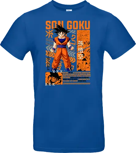 Son Goku - dragon ball z, son goku, goku, anime hero, saiyan warrior, shonen anime, manga anime, japanese anime, anime art - Standard T-Shirt