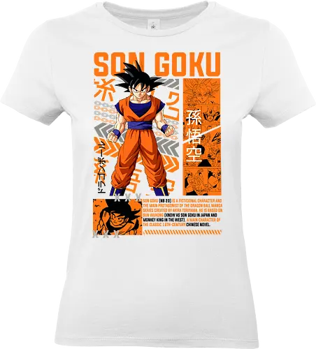 Son Goku - dragon ball z, son goku, goku, anime hero, saiyan warrior, shonen anime, manga anime, japanese anime, anime art - Standard T-Shirt (Frauen)