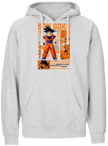 Son Goku - dragon ball z, son goku, goku, anime hero, saiyan warrior, shonen anime, manga anime, japanese anime, anime art - Fairtrade Hoodie