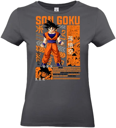 Son Goku - dragon ball z, son goku, goku, anime hero, saiyan warrior, shonen anime, manga anime, japanese anime, anime art - Standard T-Shirt (Frauen)